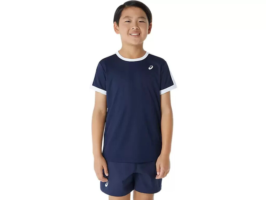 kortärmad tennistopp för pojkar