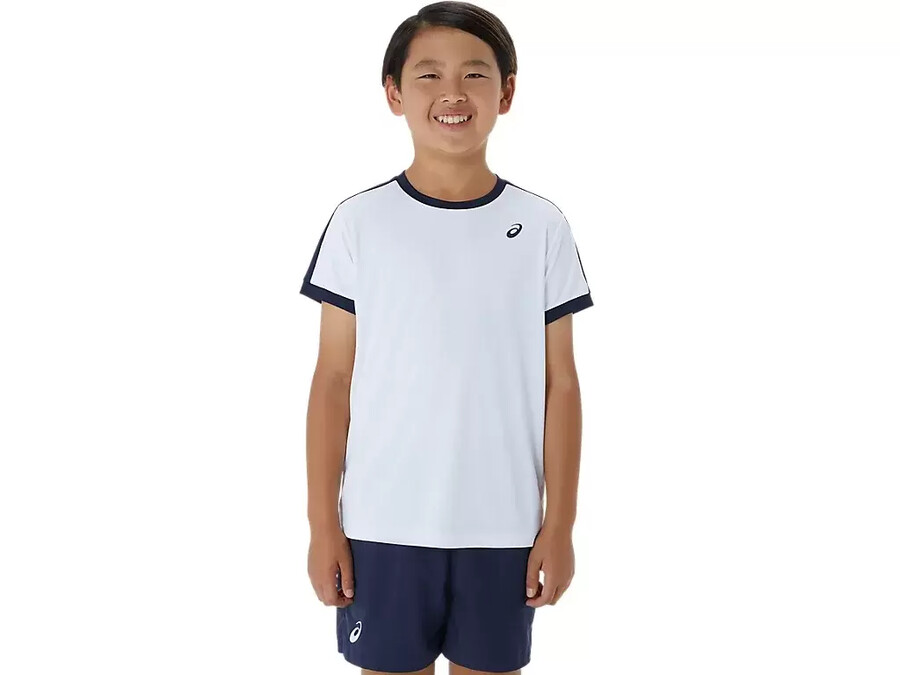 kortärmad tennistopp för pojkar