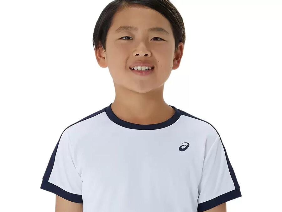 kortärmad tennistopp för pojkar