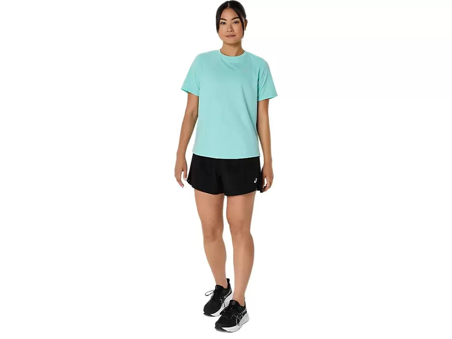 asics silver kortÄrmad topp