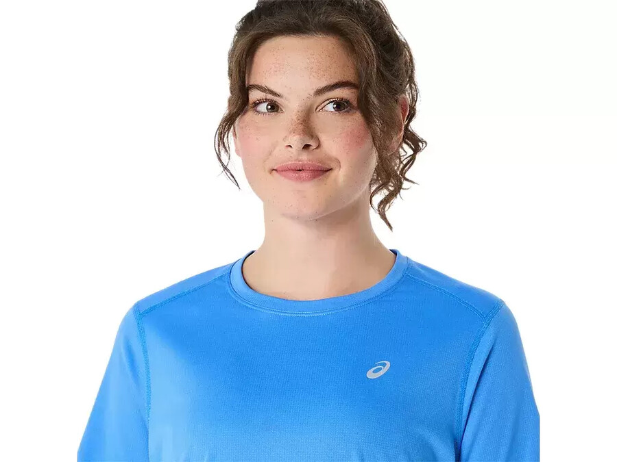 asics silver kortÄrmad topp