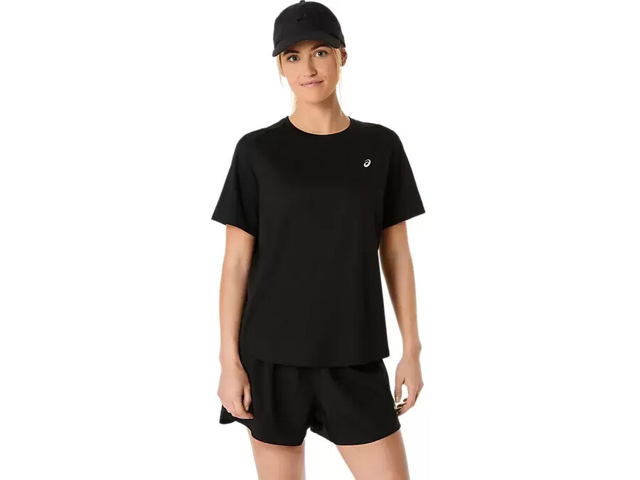 asics silver kortÄrmad topp
