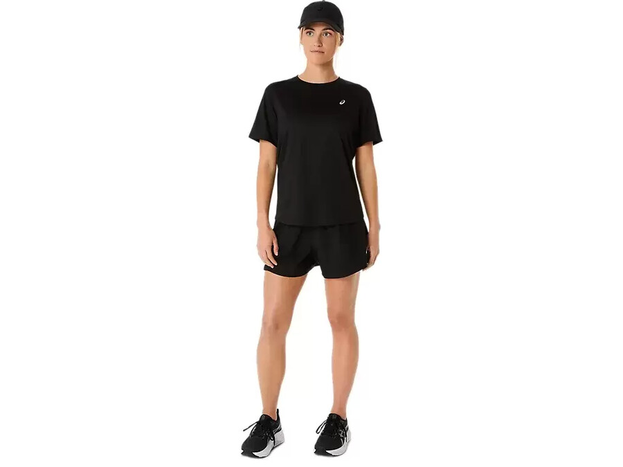 asics silver kortÄrmad topp
