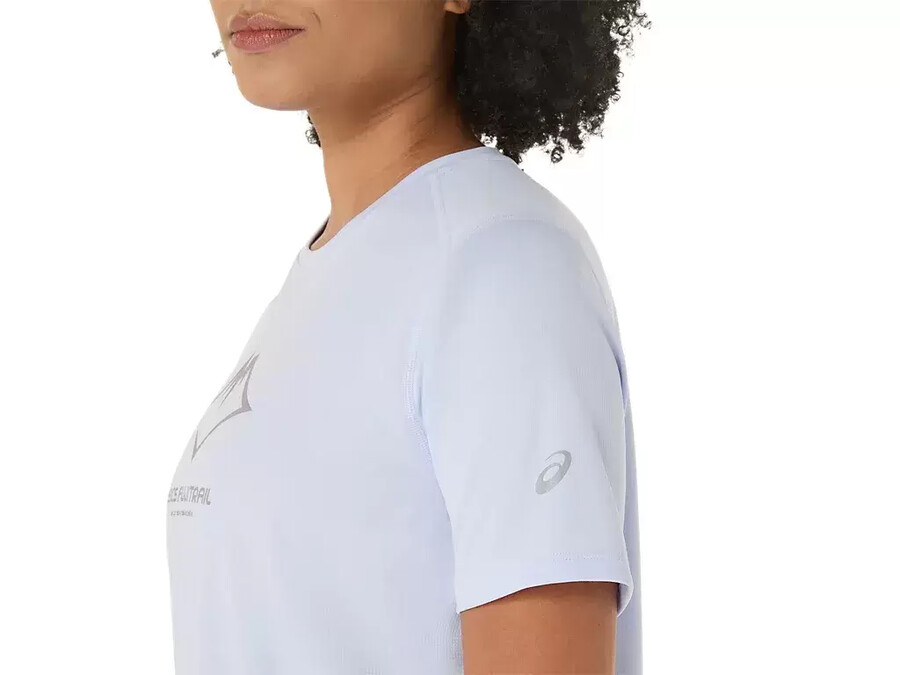 kortärmad topp med fujitrail-logotyp