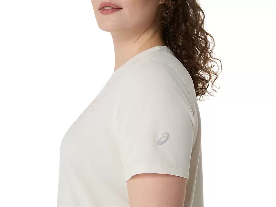 kortärmad topp med fujitrail-logotyp