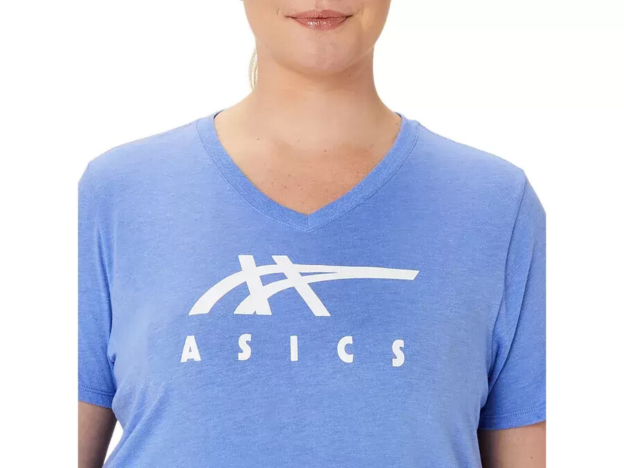 asics stripes v-halsad fÖr dam