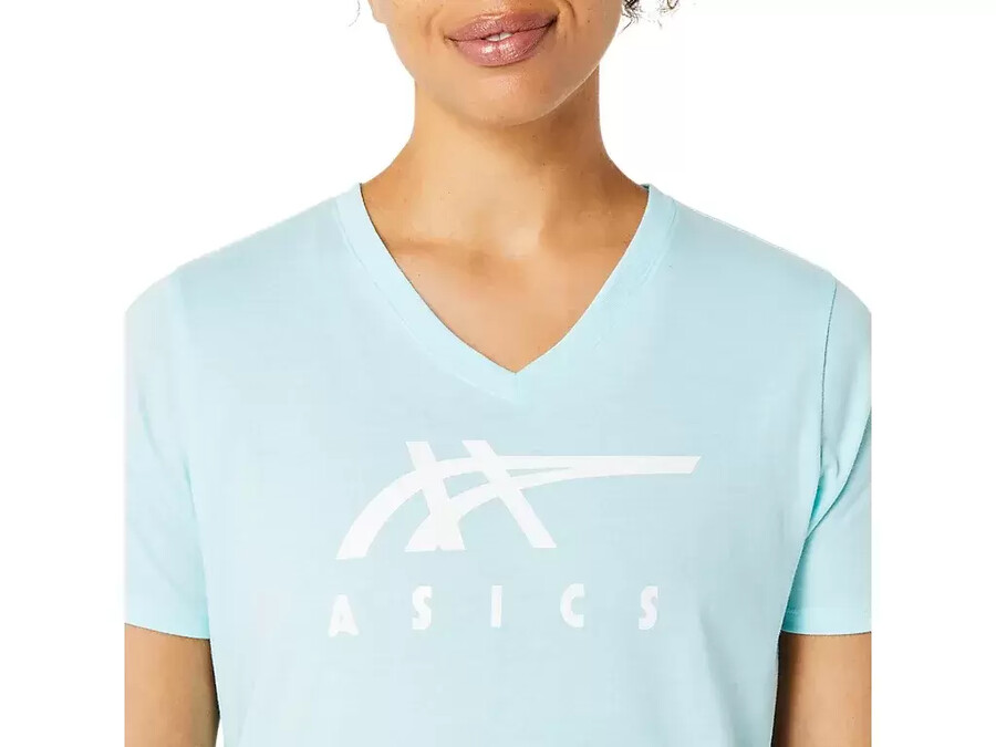 asics stripes v-halsad fÖr dam