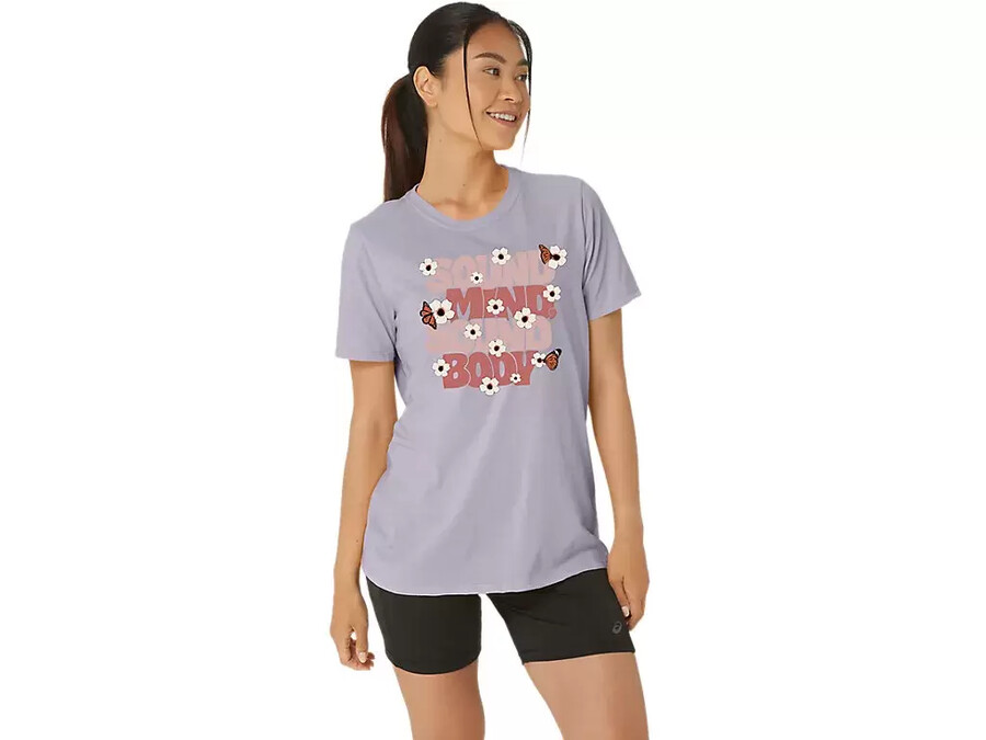 asics monarch slogan crew fÖr dam