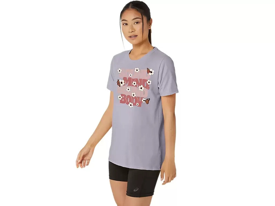 asics monarch slogan crew fÖr dam