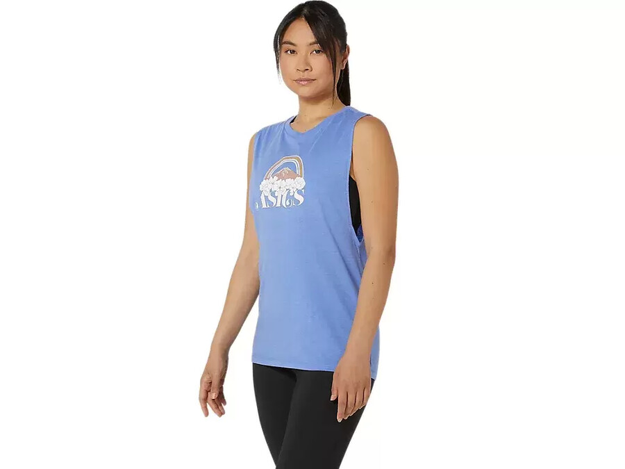 asics your adventure muscle-t-shirt fÖr dam
