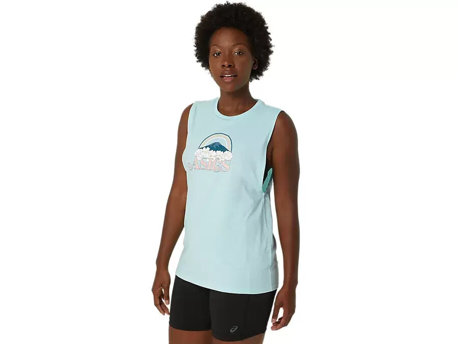 asics your adventure muscle-t-shirt fÖr dam