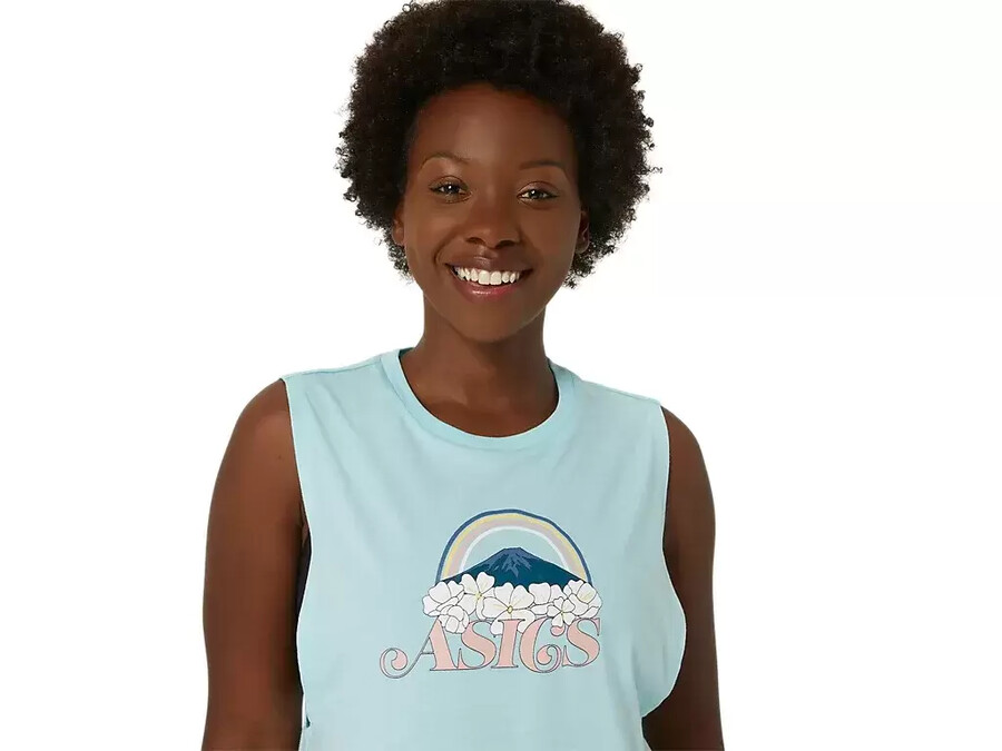 asics your adventure muscle-t-shirt fÖr dam