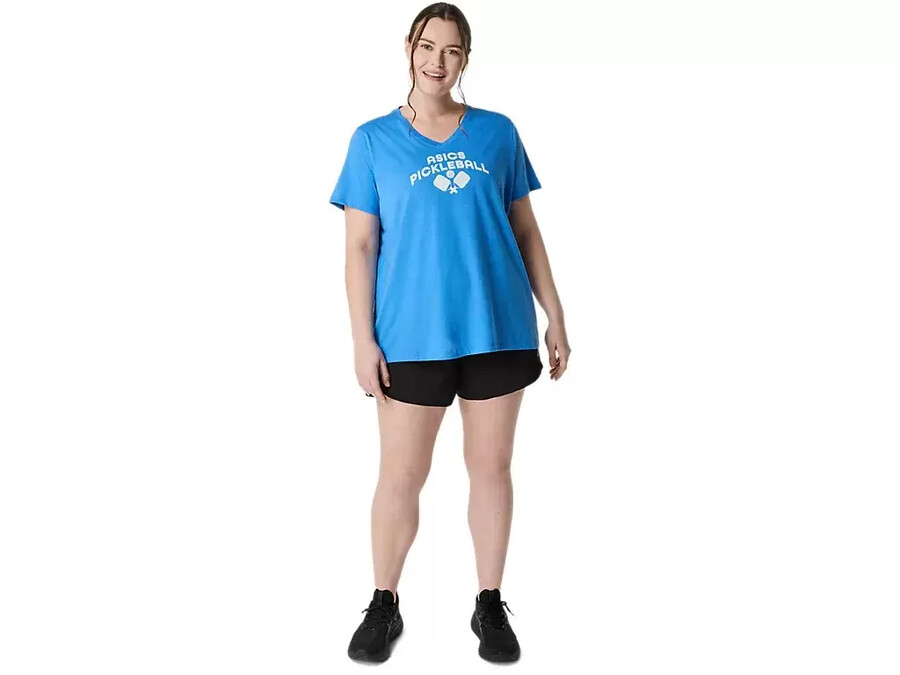 asics pickleball kortärmad t-shirt för kvinnor