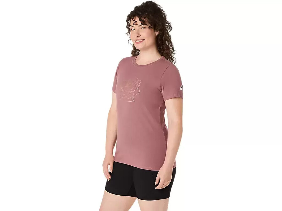 dam t-shirt med pion