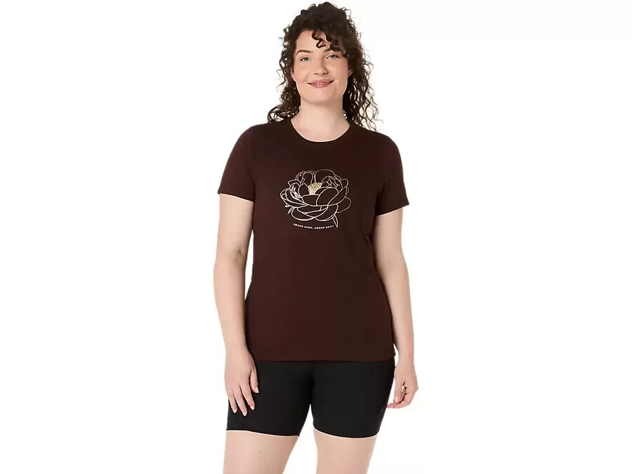 dam t-shirt med pion
