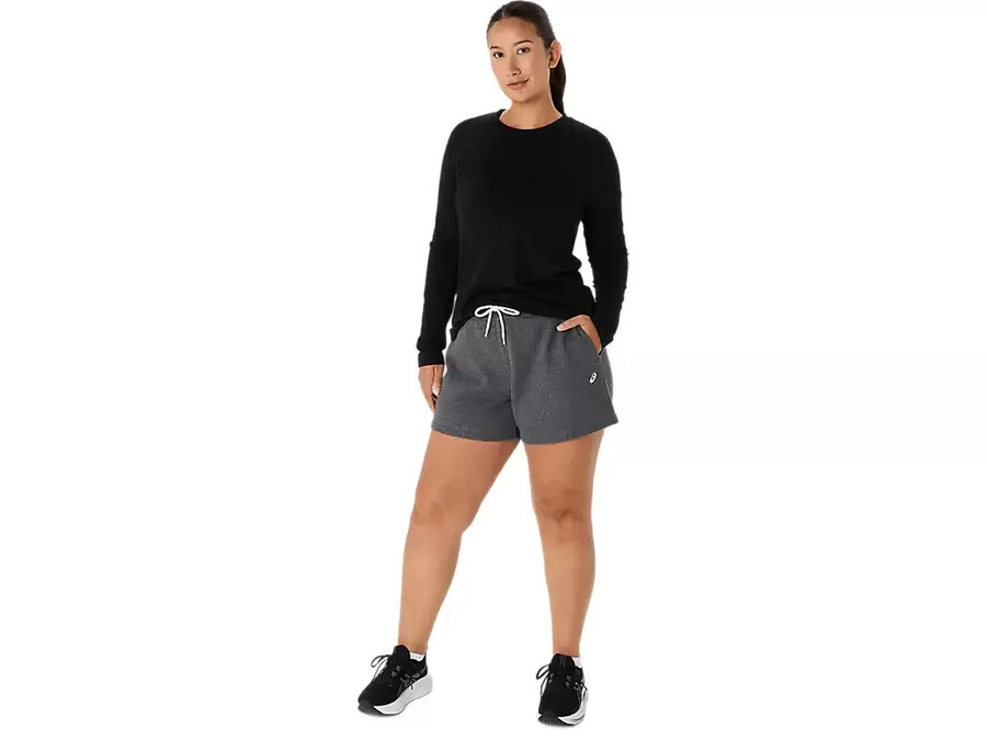 asics sunday sana fleeceshorts fÖr dam
