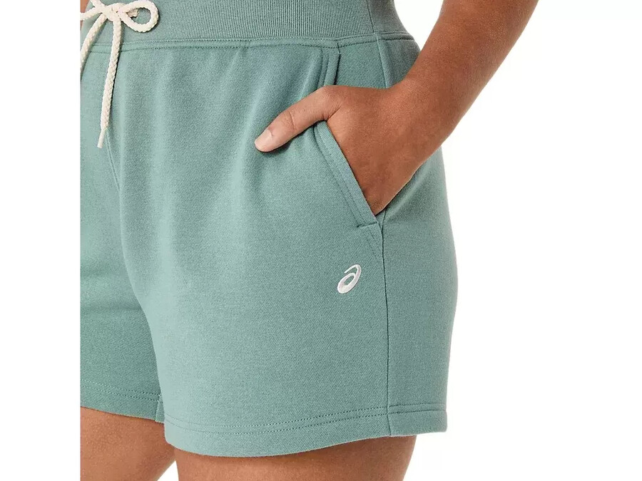 asics sunday sana fleeceshorts fÖr dam