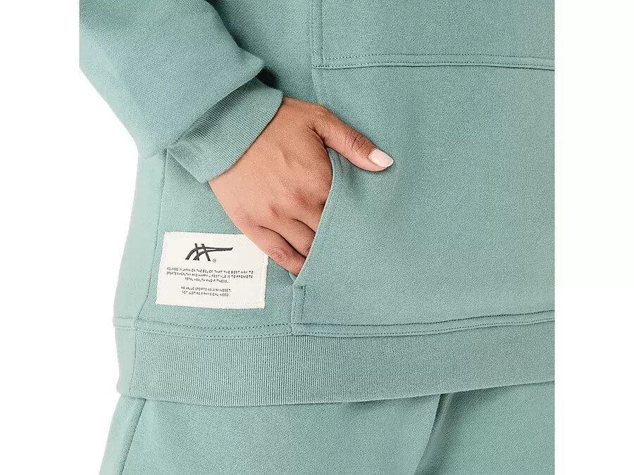 unisex asics sunday sana fleece hoodie