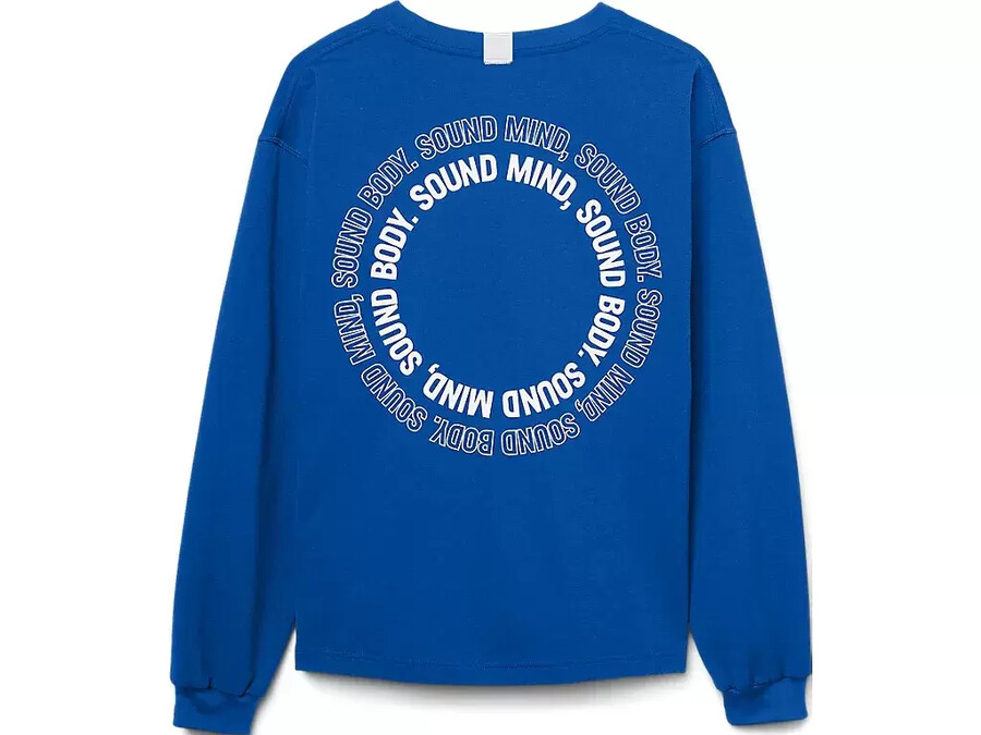 grafisk lÅngÄrmad t-shirt