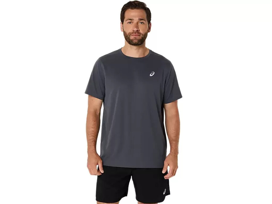 asics silver kortÄrmad topp