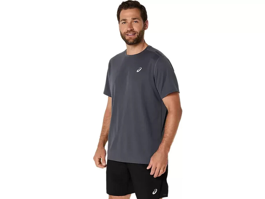 asics silver kortÄrmad topp