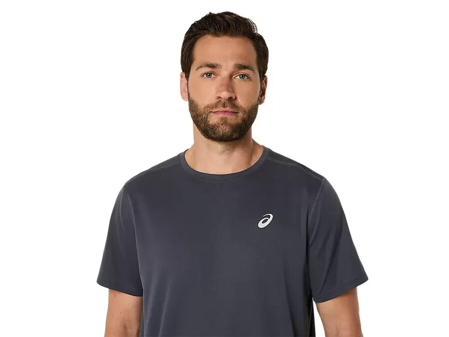 asics silver kortÄrmad topp