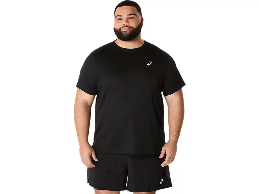 asics silver kortÄrmad topp