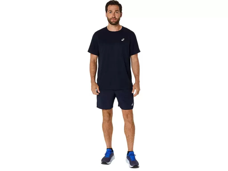 asics silver kortÄrmad topp