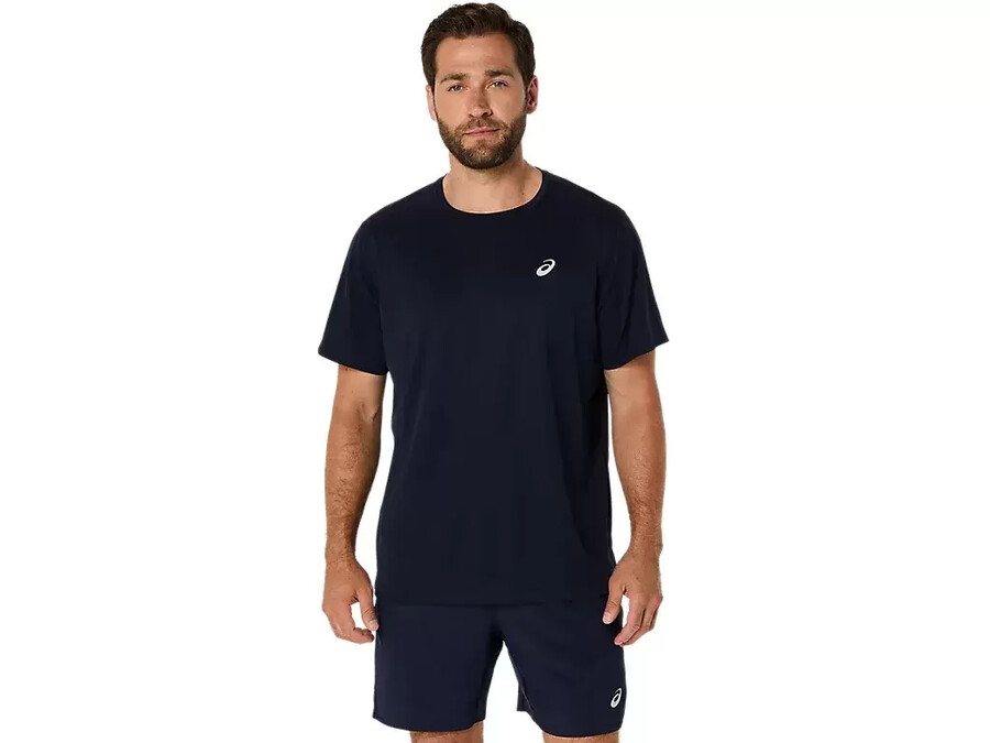 asics silver kortÄrmad topp