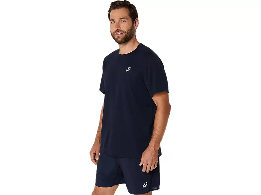 asics silver kortÄrmad topp