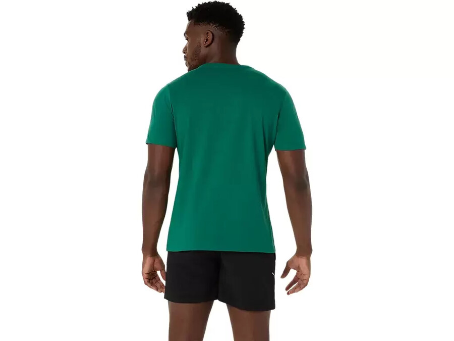kortärmad t-shirt med penseltryck