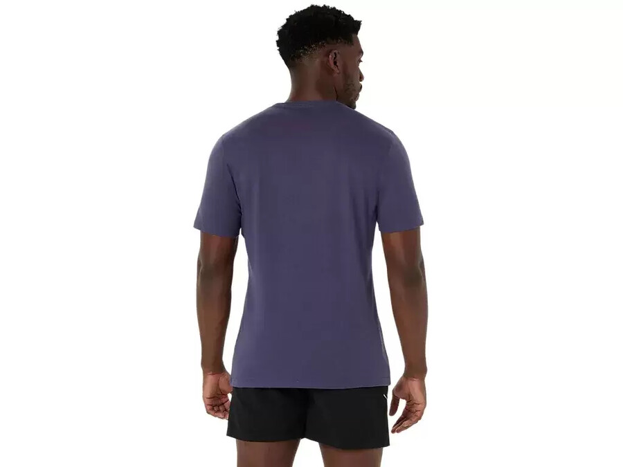 kortärmad t-shirt med penseltryck