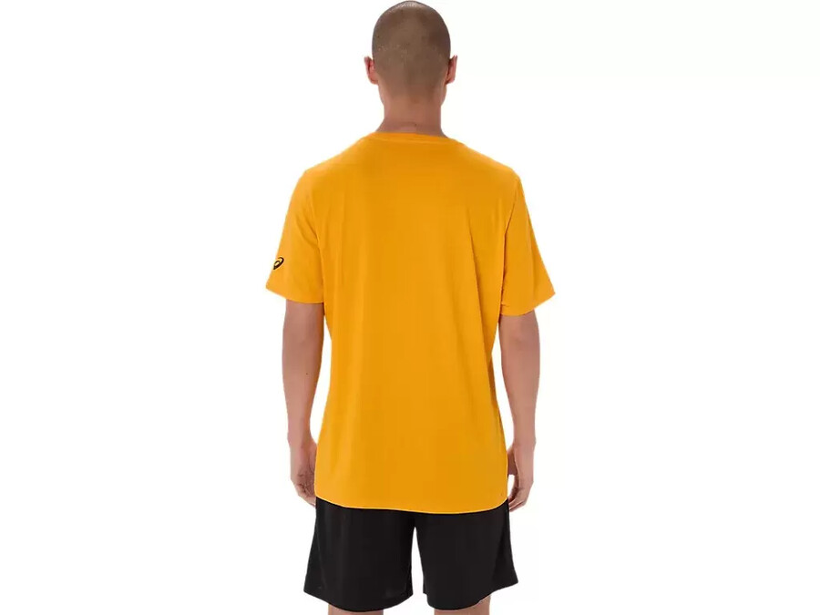 kortärmad t-shirt med penseltryck