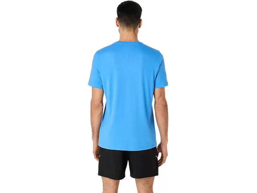 kortärmad t-shirt med penseltryck