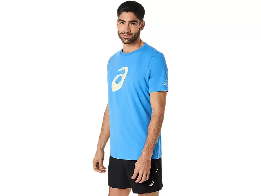 kortärmad t-shirt med penseltryck