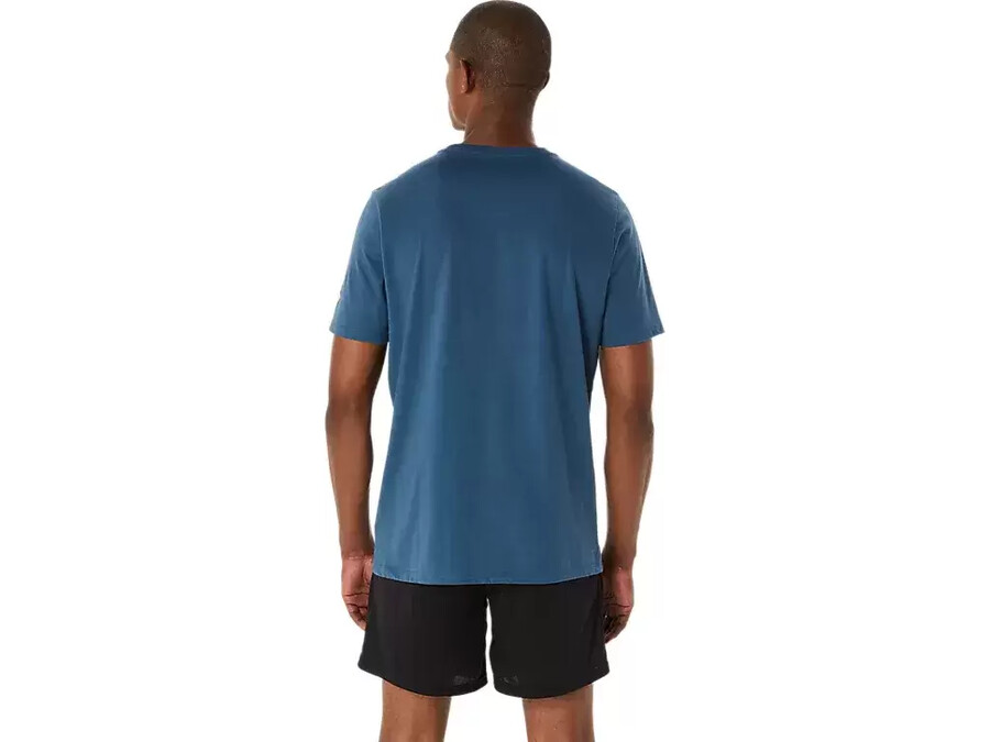kortärmad t-shirt med penseltryck