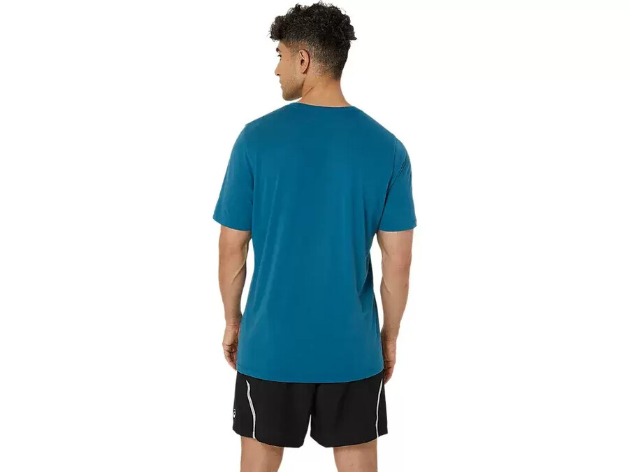 kortärmad t-shirt med penseltryck