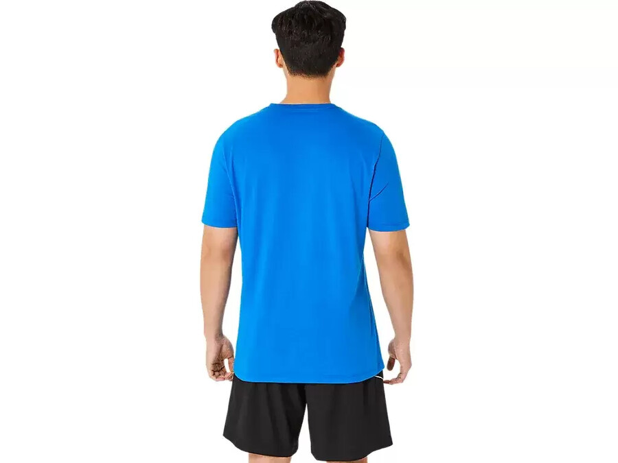 kortärmad t-shirt med penseltryck