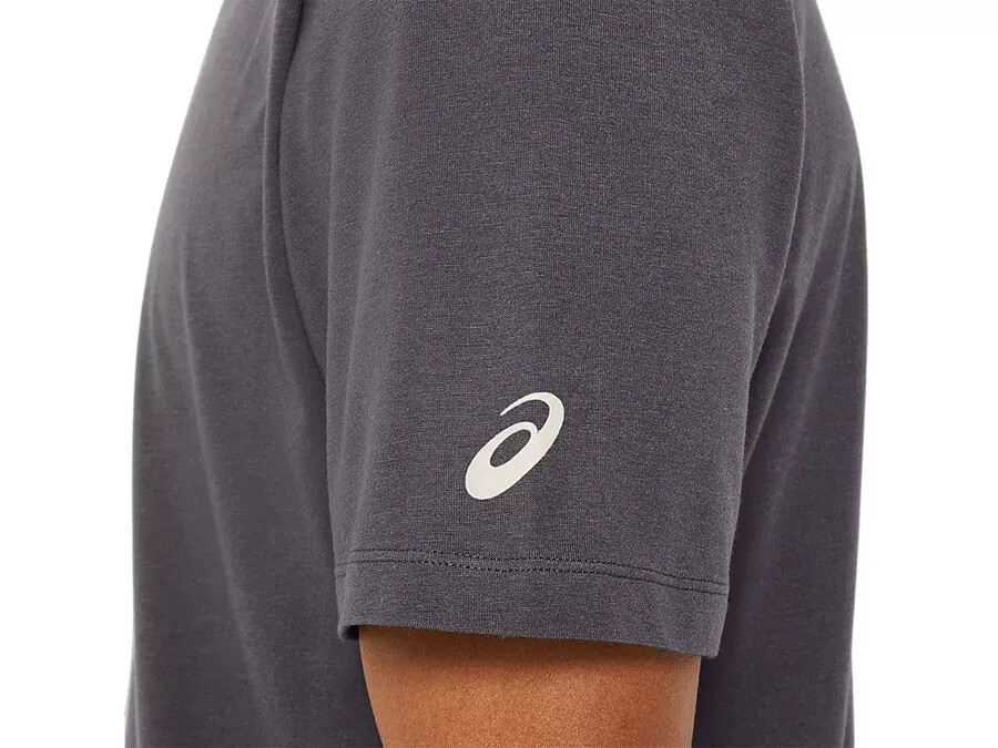 kortärmad t-shirt med penseltryck