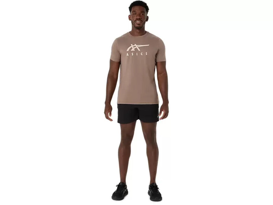asics randig kortÄrmad t-shirt