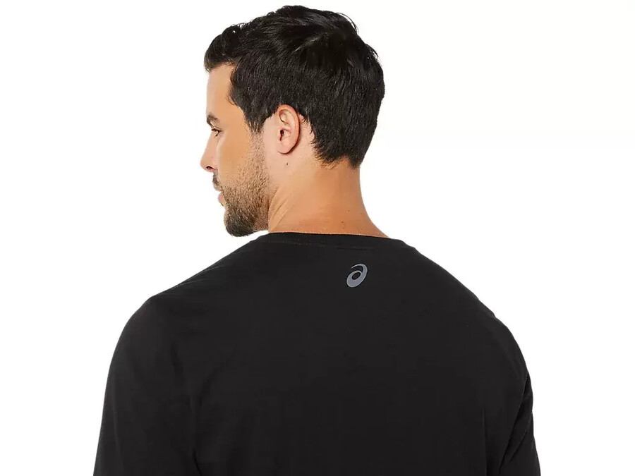 asics randig kortÄrmad t-shirt