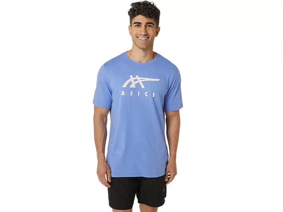 asics randig kortÄrmad t-shirt