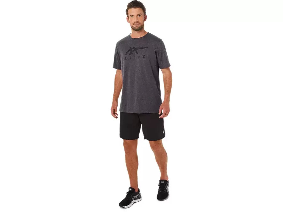 asics randig kortÄrmad t-shirt