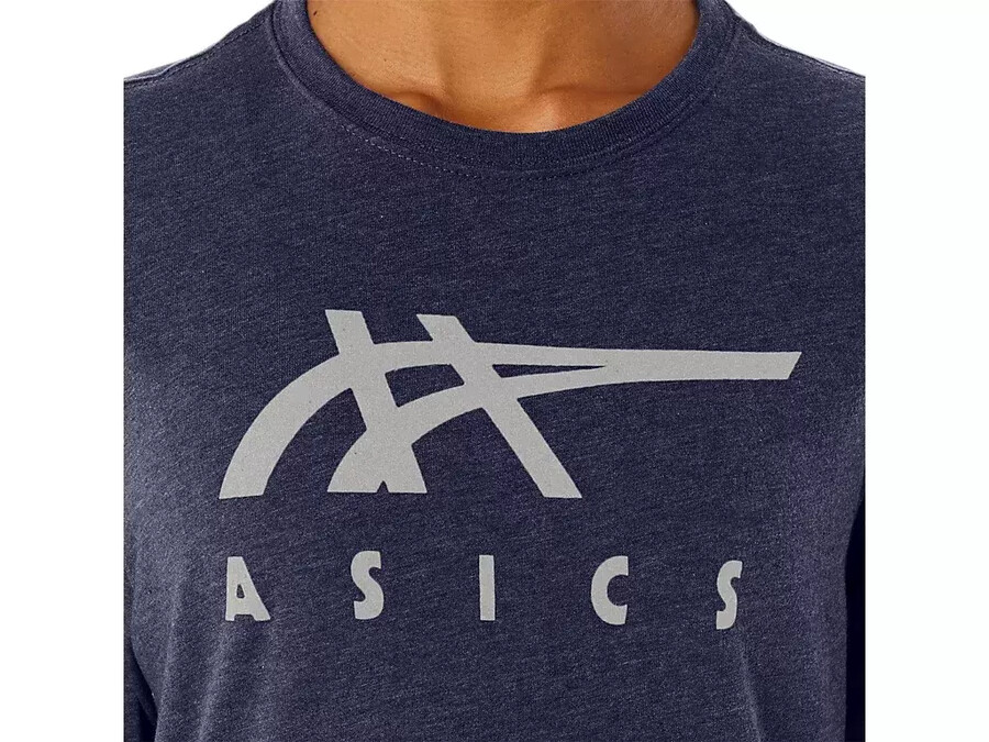 asics randig kortÄrmad t-shirt