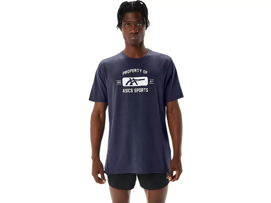 kortärmad sport-t-shirt property of asics