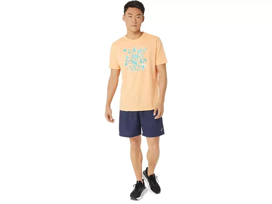 asics hibiskus t-shirt med slagan