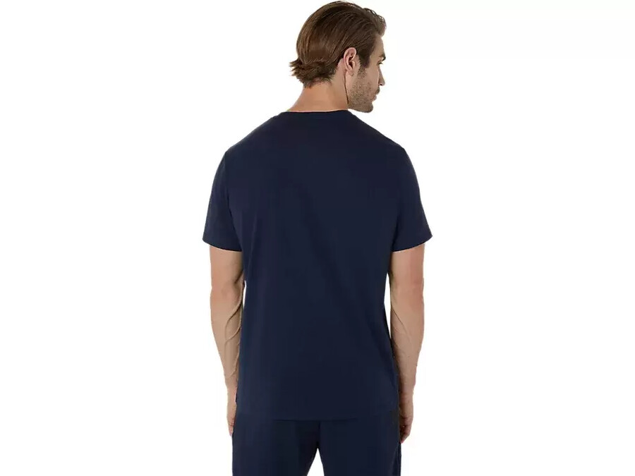 asics t-shirt med spiralbroderi