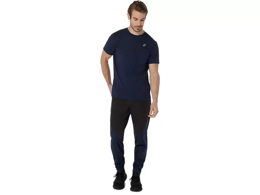 asics t-shirt med spiralbroderi