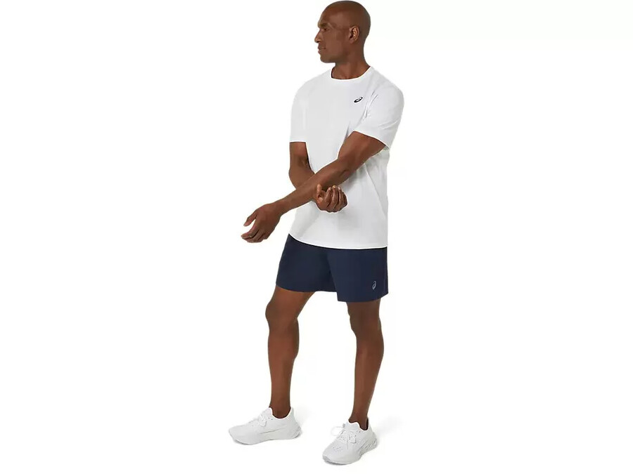 asics t-shirt med spiralbroderi