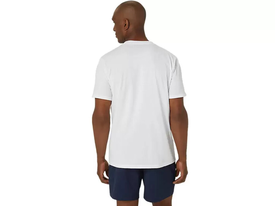 asics t-shirt med spiralbroderi